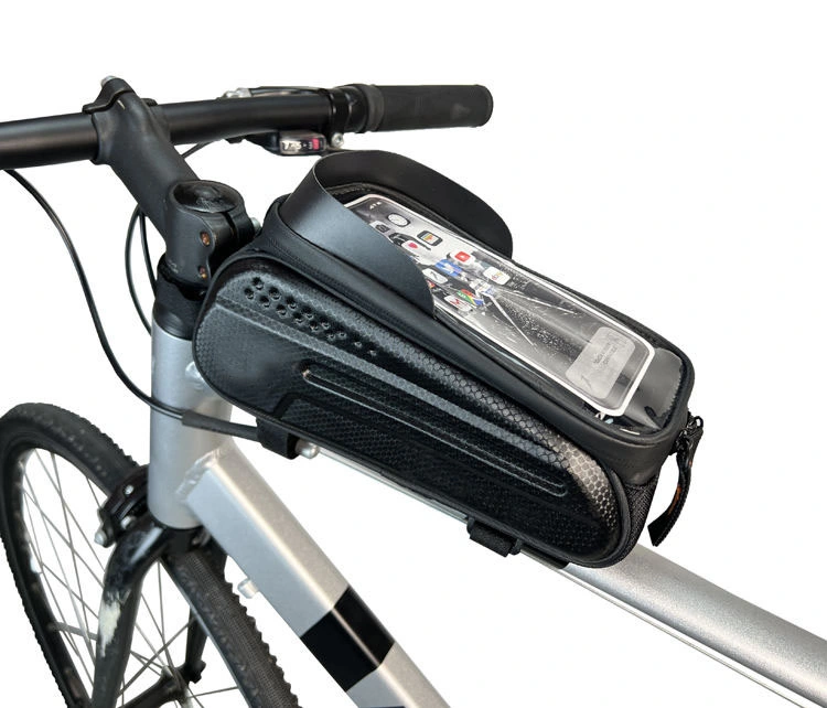 EVA Bicycle Handlebar Mobile Phone Bag Frame Bag (HBG-081)